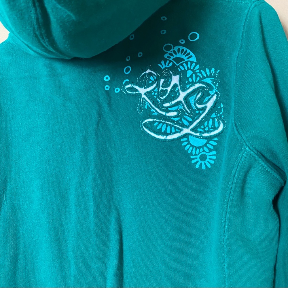 Green Roxy Zip Up - Picture 2 of 3